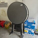 2x Statafel, antraciet