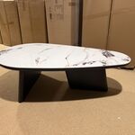 Salontafel Marmer ovaal 130 x 70 x 40 Label51, cryolite