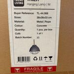 Hanglamp Trend living, Trier, concrete