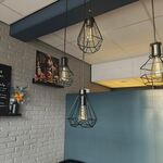 Set van 3 hanglamp, zwart