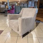 Fauteuil Knudsen, grijs/wit