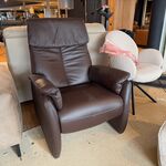 Relaxfauteuil verstelbaar Knudsen, bruin