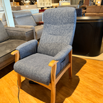 Relaxfauteuil elektrisch verstelbaar, maat medium sta op functie Knuds
