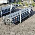 Partij O-liggers, Layher, Allround | 257cm, in transportbok