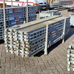 Ca.16x O-roostervloer, Layher, Allround | 257×32 cm, in transportbok