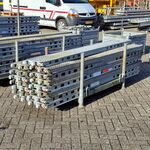 Ca. 15x O-roostervloer, Layher, Allround | 257×32 cm, in transportbok