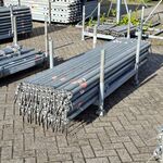 Partij O-liggers, Layher, Allround | 257cm, in transportbok