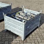 Partij voetspindels met voetstukken, Layher, Allround | 62 cm, in stap