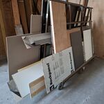 Platenwagen met inhoud
