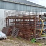 Partij divers betonbewapeningsmaterieel