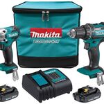 Accu boormachine en slagschroevendraaier, Makita, CLX224A