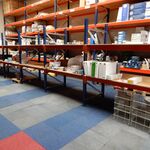 11,72mtr Palletstelling, oranje/blauw