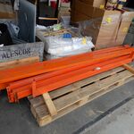 Ca. 10x Restanten liggers palletstelling, oranje