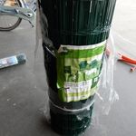 Ca. 25mtr Tuingaas geplastificeerd rechthoekig, Greenway, groen