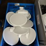 Kist met 8 inbouw lampen, Philips, wit