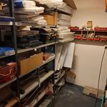 Partij materiaal in 2mtr stelling