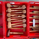 12x Diverse houten hamer