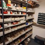 Partij installatiemateriaal in 2mtr stelling