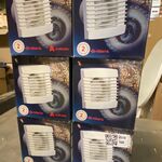 6x Badkamerventilator  Ø120mm, Aurora
