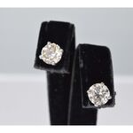 Witgouden diamanten oorbellen van 1.20 carat