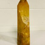Limoniet/Bergkristal obelisk