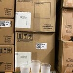 Ca. 2000x Frost-flex bekers, transparant