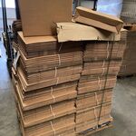 Ca. 470x Verzenddozen met autolockbodem, bruin, 44x11x33cm