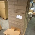 Ca. 450x Verzenddozen, bruin, 40x30x12cm