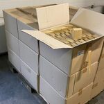Ca. 9600x Autolockdoosjes ideaal voor kleine spullen, bruin