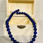 Lapis Lazuli kogels 10-11mm streng
