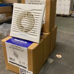 4x Buisventilator 100mm mixed flow met timer, Vent-Axia