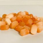 Ca. 50x Seleniet getrommelde stukjes, Oranje
