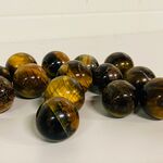 Ca. 14x Tijgeroog / Valkenoog bolletjes