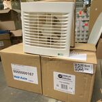5x Badkamerventilator  Ø150mm, Airvent