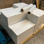 Ca. 72x Rollen handwikkelfolie, transparant