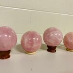 4x Rozenkwarts bollen