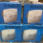 4x Badkamerventilator, X-MART, INOX T, rvs