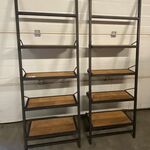 2x Boekenrek oud teak, Sanders Meubelland