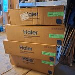 4x Airco binnenunit Haier