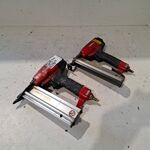 2x Pneumatisch nietpistool, Haubold, PN 5030 L/B en SKN 50 L/16-I