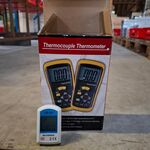 Digitale thermometer met barometer