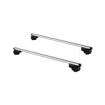 Dakdragers Twinny Load Aluminium A51, Grijs / Chroom