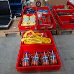 Assortiment hijs en spanmiddelen o.a. Kelfort