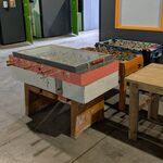 3x Voetbaltafel