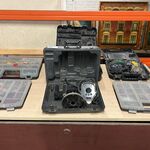 6x Partij gereedschap en assortimentskoffers met inhoud