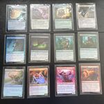 Ca. 250x Glimmende (foil) Magic The Gathering kaarten