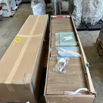 2x Hoge kast 2 deuren 1 lade 39x36x180 cm Geberit, Renova Plan, noten