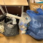 Partij PVC afvoerbuizen, hulpstukken en installatiemateriaal
