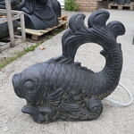 Fontein, Vis, Donkergrijs / Antraciet