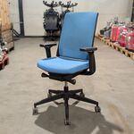 7x Bureaustoel, Gipsen, Zinn, blauw, groen en geel